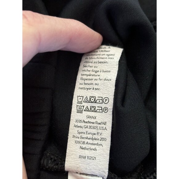 Spanx AirEssentials Wide Leg Crop Pants High Waist Black Size M Medium - Picture 11 of 14